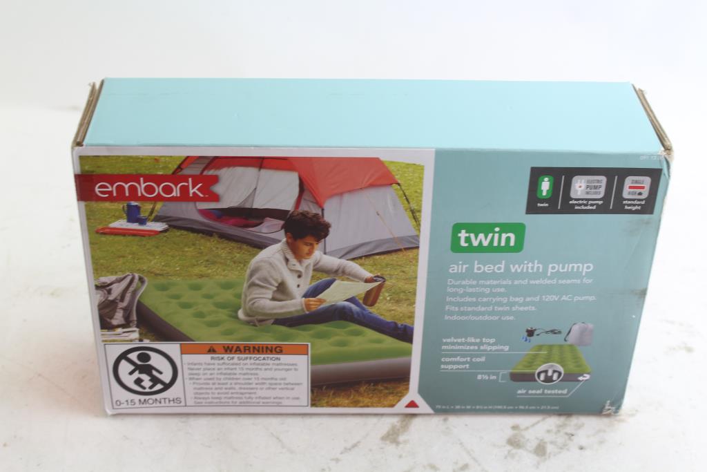 Embark Twin Air Bed With Pump Property Room Embark Twin Air Bed With Pump