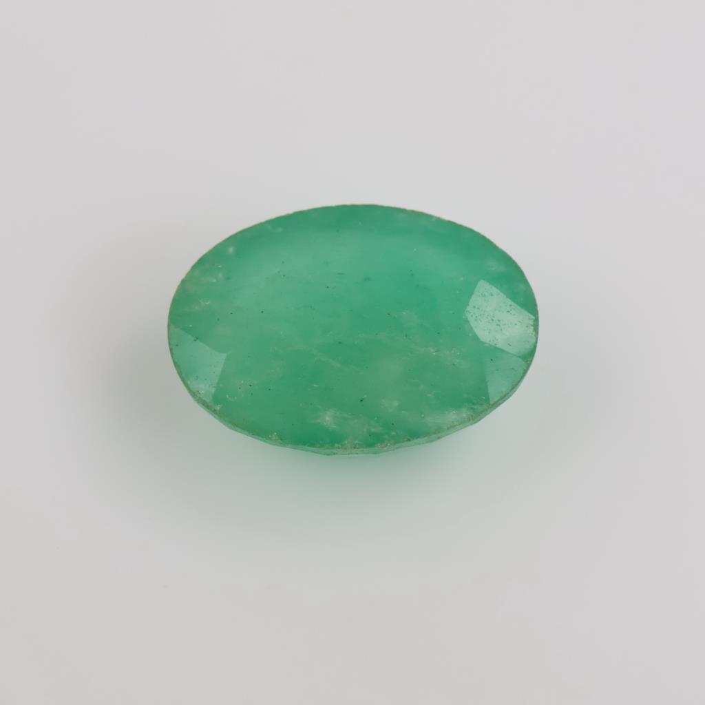 Emerald Oval Faceted Loose Stone