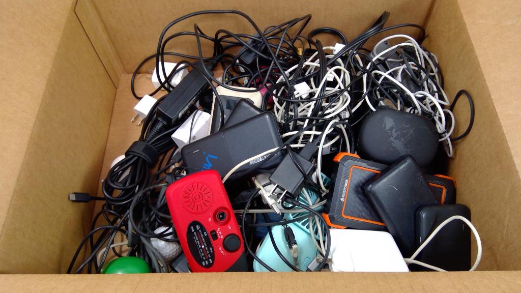 Emergency Radio, Power Banks, AC Adapters, Charging Cords, And More