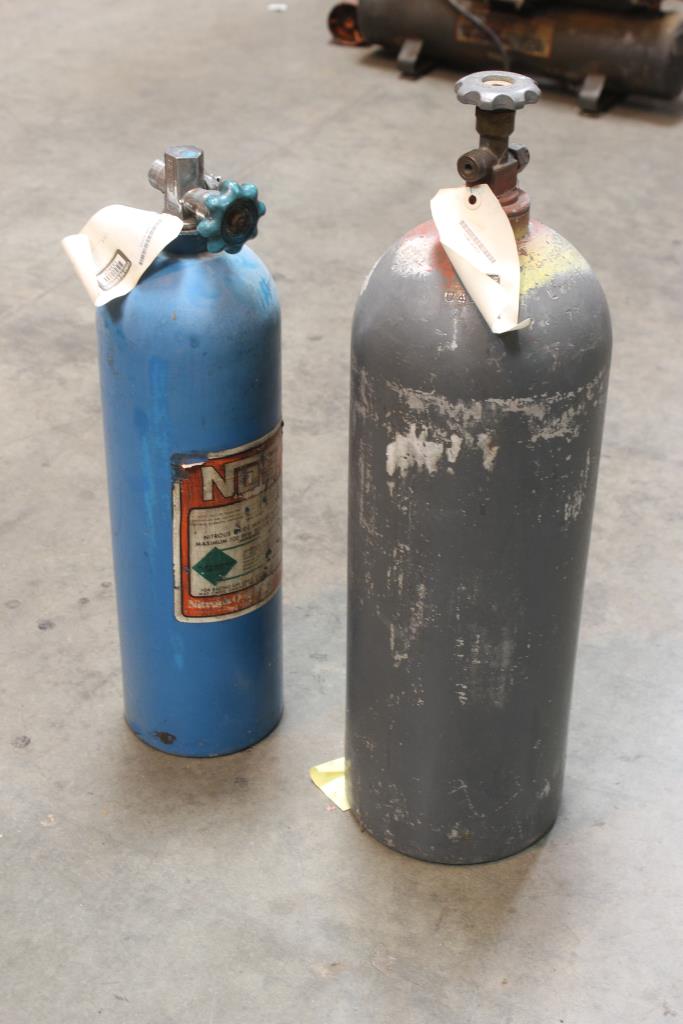 Empty Nitrous Oxide Cannisters Tanks 2 Items Property Room