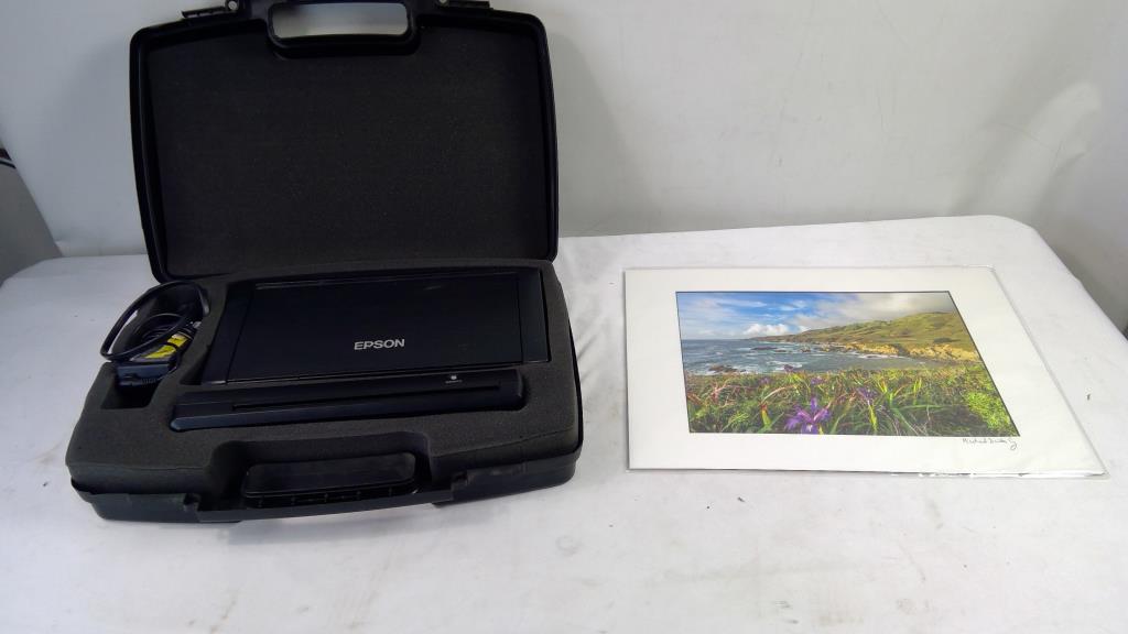 Epson Printer And Scanner, Big Sur Photography Framed Print