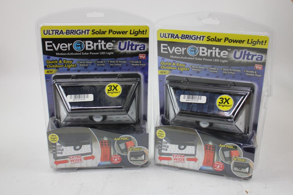 EverBrite Ultra Motion Activated Solar Power LED Lights, 2 Pieces ...