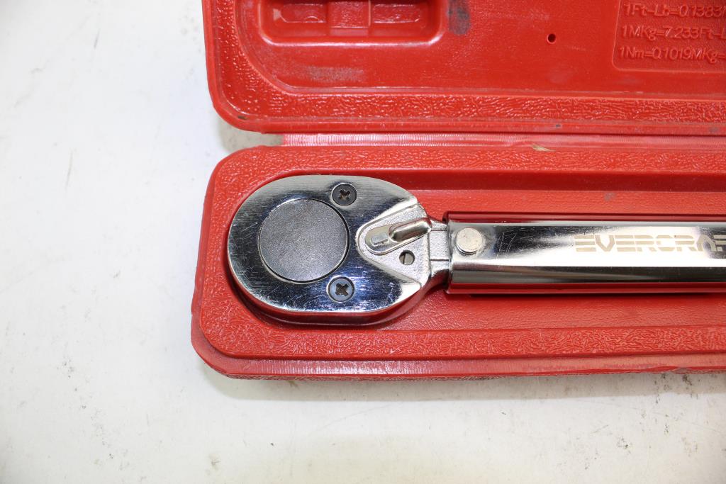 Evercraft Torque Wrench In Case Property Room