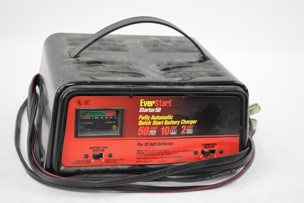 EverStart MAXX 50-Amp Fully Automatic Quick Start Battery Charger