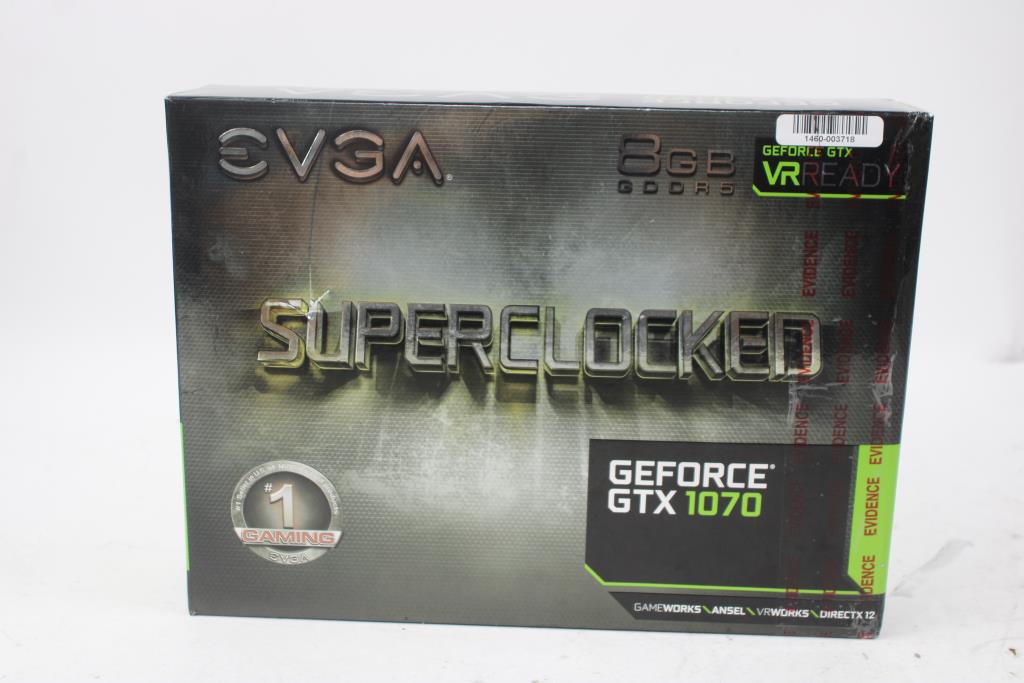 EVGA Superclocked GeForce GTX 1070
