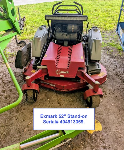 Exmark 52" Stand-on Mower VC# 00230090 (Orlando, FL 32825)
