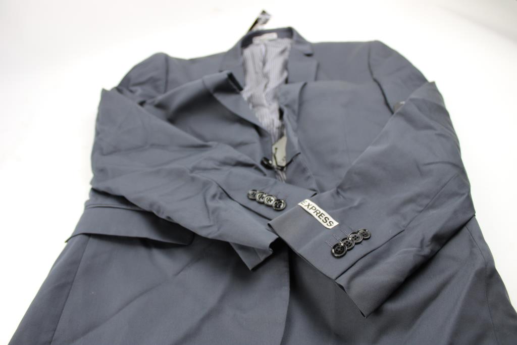 Express 40C/40S Gray Suit Jacket