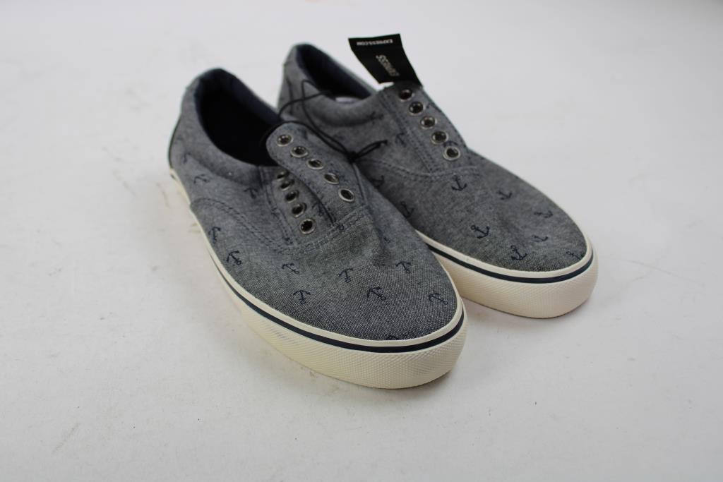 Express Anchor-Pattern Sneakers, Men's Size 9