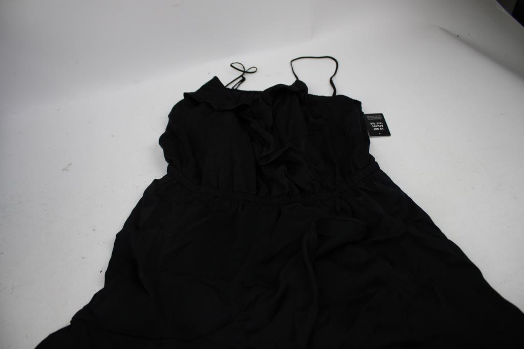 Express Black Spaghetti Strap Dress, Large