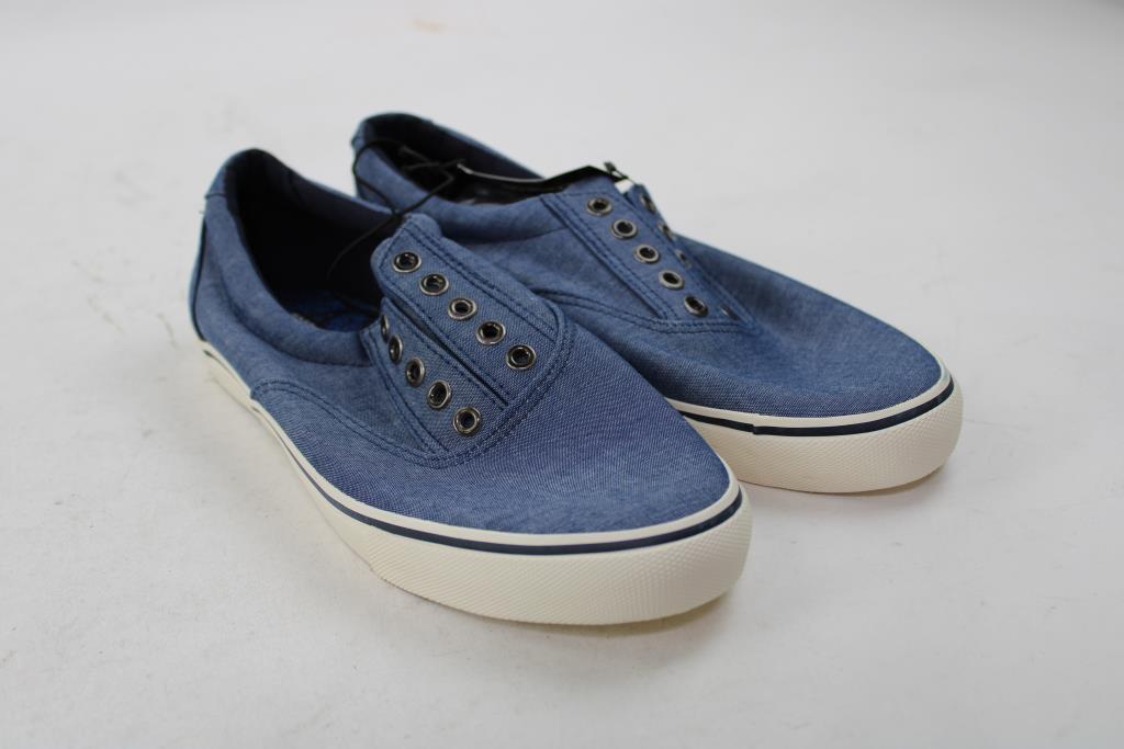 Express Blue Lace-Up Sneakers, Men's Size 9