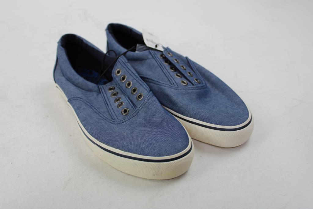 Express Blue Lace-Up Sneakers, Men's Size 9