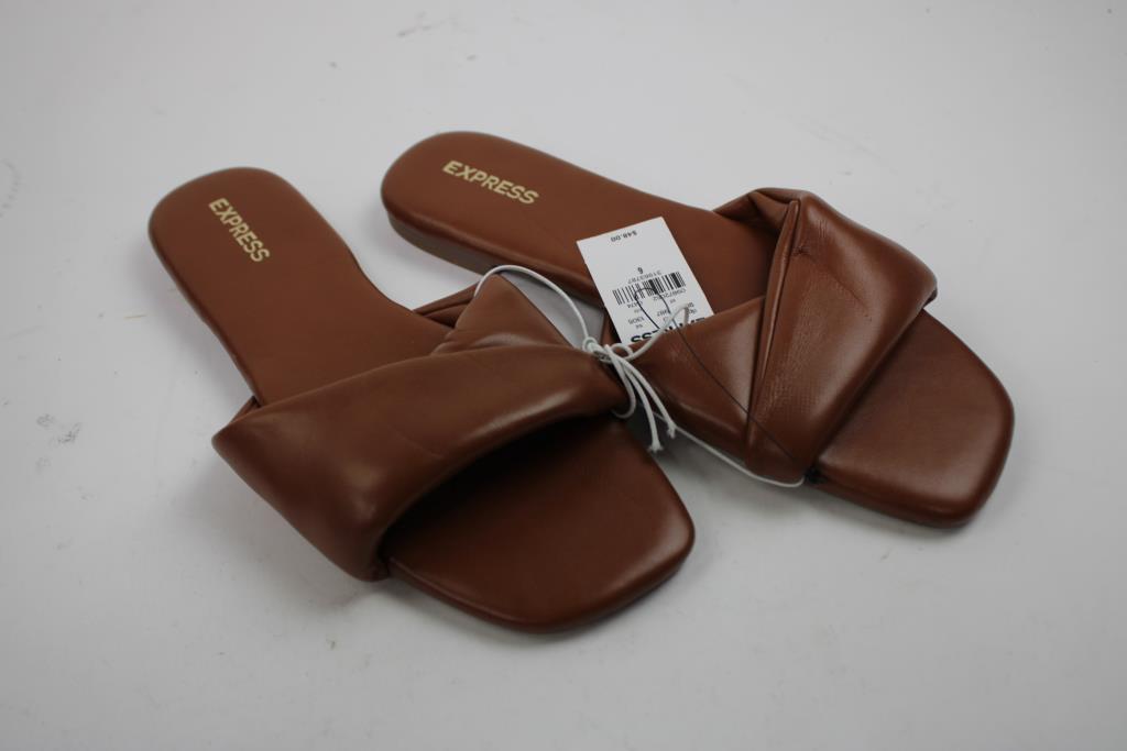 Express Brown Sandals, Women's Size 6