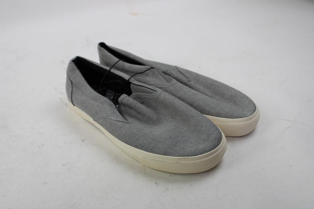 Express Light Gray Slip-On Shoes, Men's Size 9