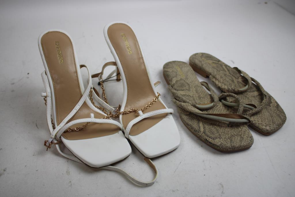 Express Women's Heel & Sandals Bulk Lot 4 Pieces