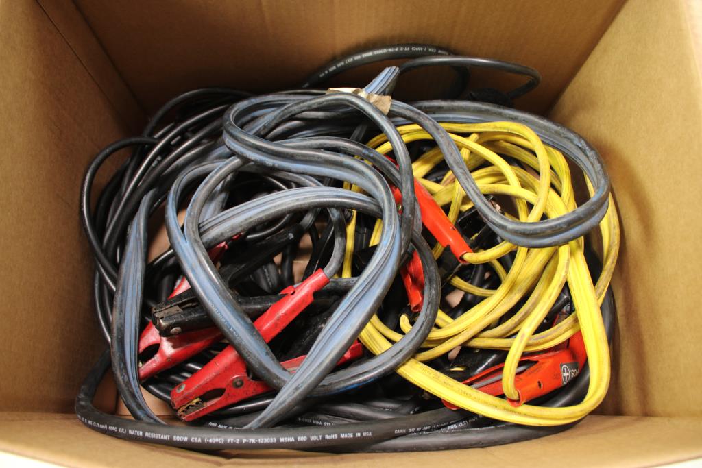Extension Cords & Jumper Cables 4 Pieces