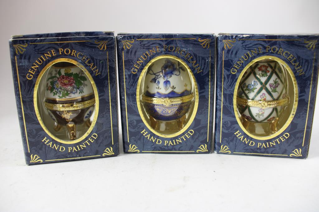 Fabulous Egg, Genuine Porcelain 6 Pieces