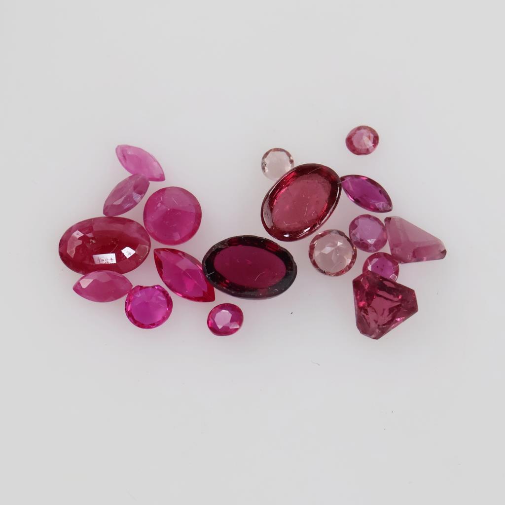 Faceted Loose Jewelry Craft Stones, 13+ Stones