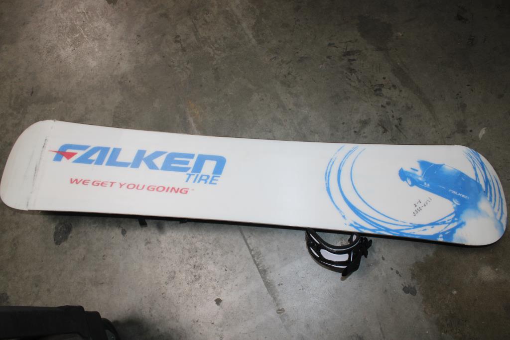 Falken Tire F5 Snowboard With Boot Attachments Approx. 60"L Property