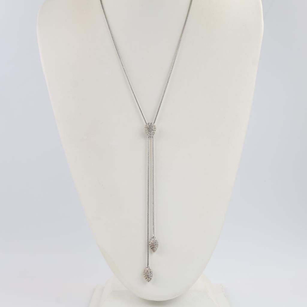 Fashion Adjustable Clear Stone Necklace