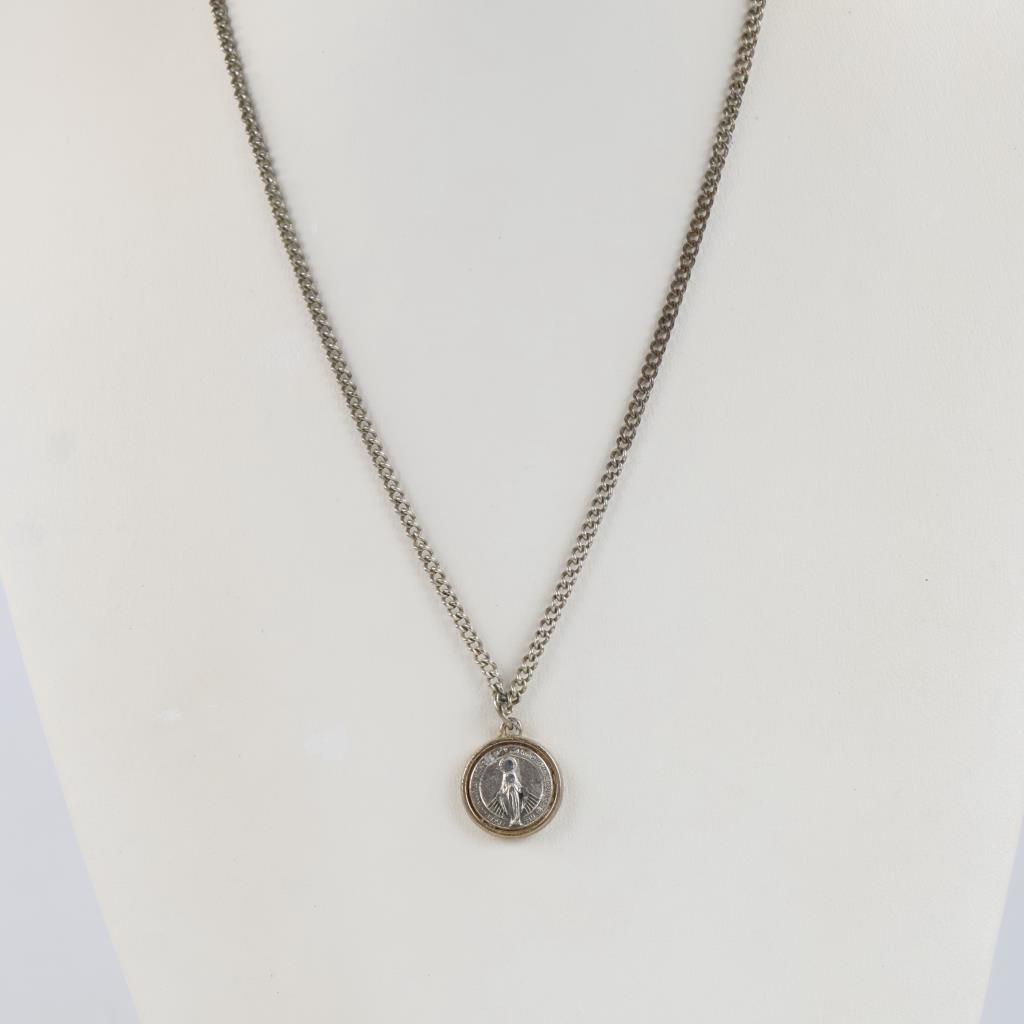 Fashion Necklace With Religious Pendant