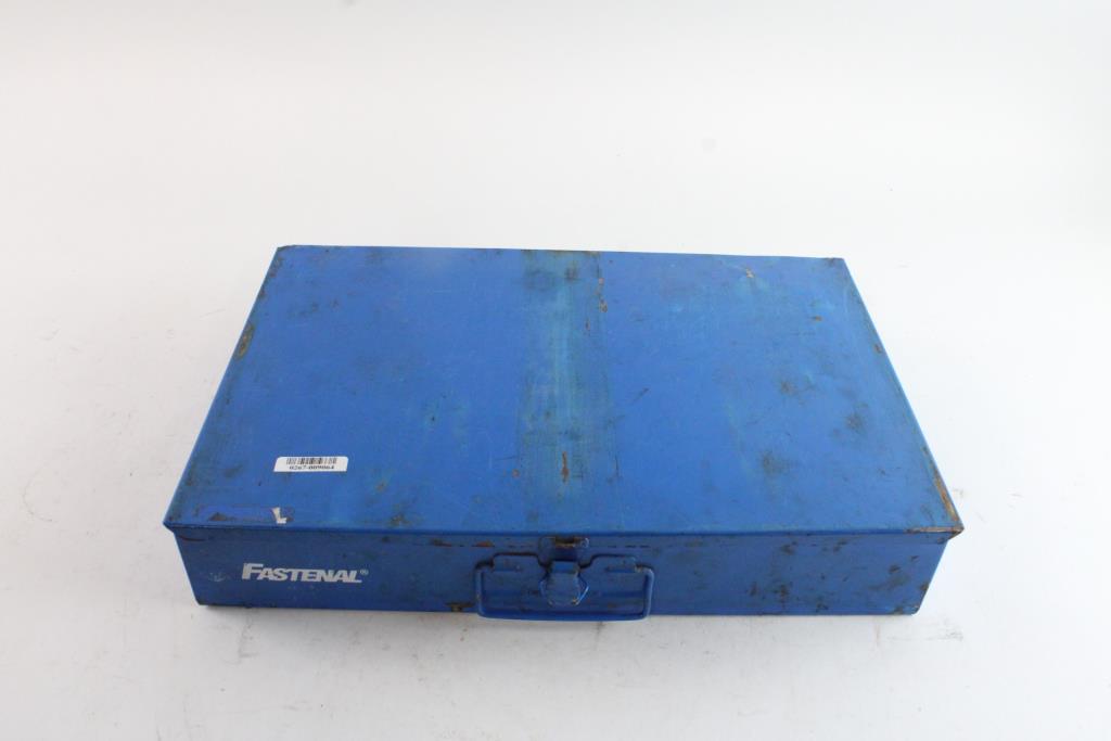 Fastenal Metal Box With Assorted Hardware & Tools, 8+ Pieces | Property ...