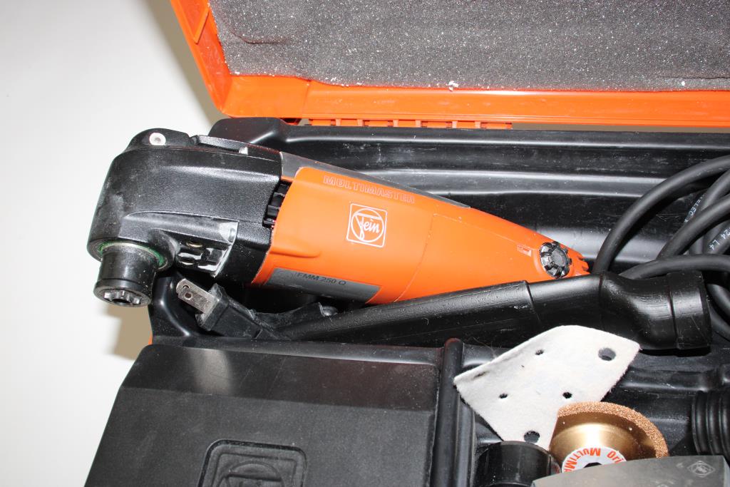 Fein Multimaster Multi Tool W/case & Attachments Sand Scrapes