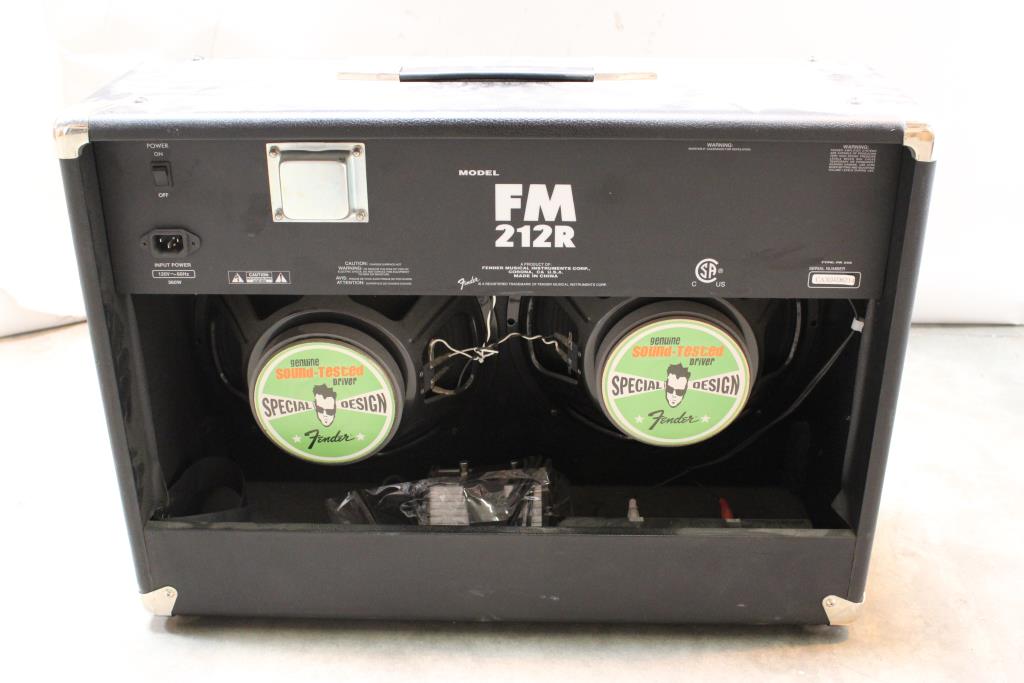 fender frontman 212r speakers
