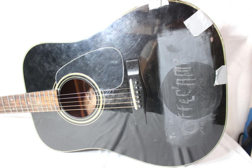 Fender Gemini III Black Acoustic Guitar