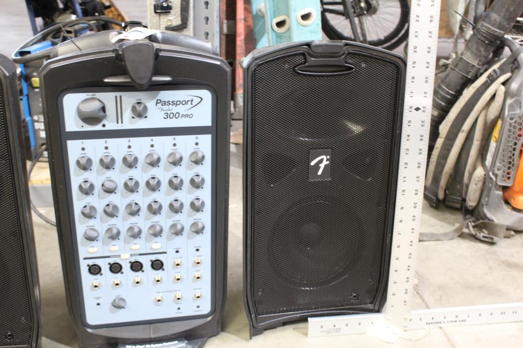 Fender Passport 300 Pro Sound Portable PA System Property Room