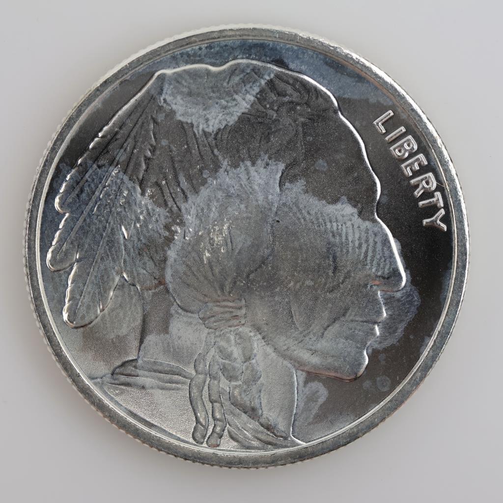 Fine Silver Buffalo 1 Troy Oz Round
