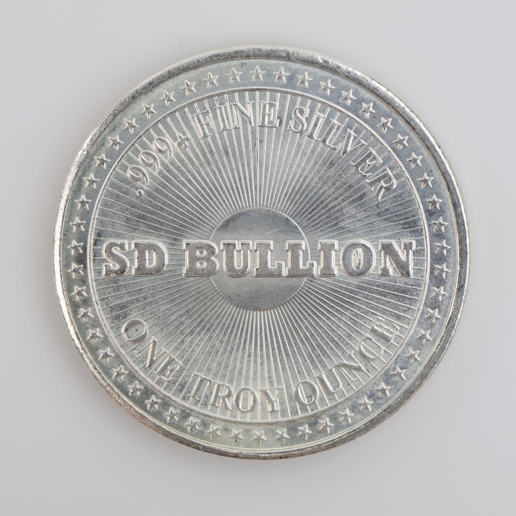 Fine Silver SD Bullion Freedom 1 Troy Oz Round