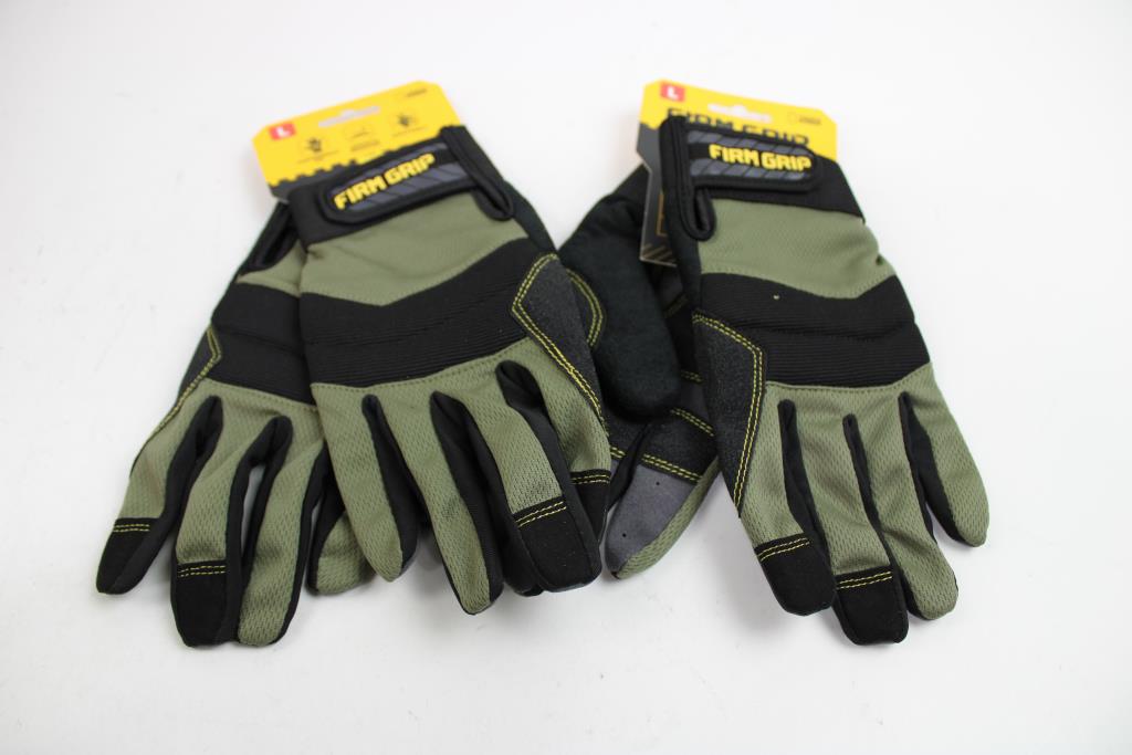 Firm Grip General Purpose Gloves, Large, 3 Pieces
