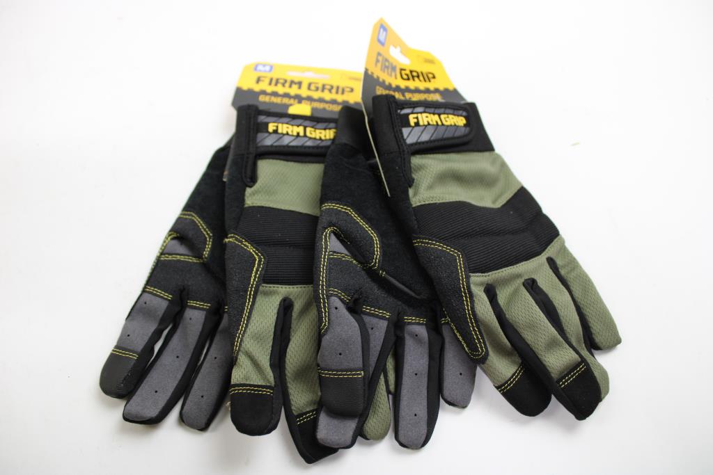 Firm Grip General Purpose Gloves, Medium, 2 Pieces
