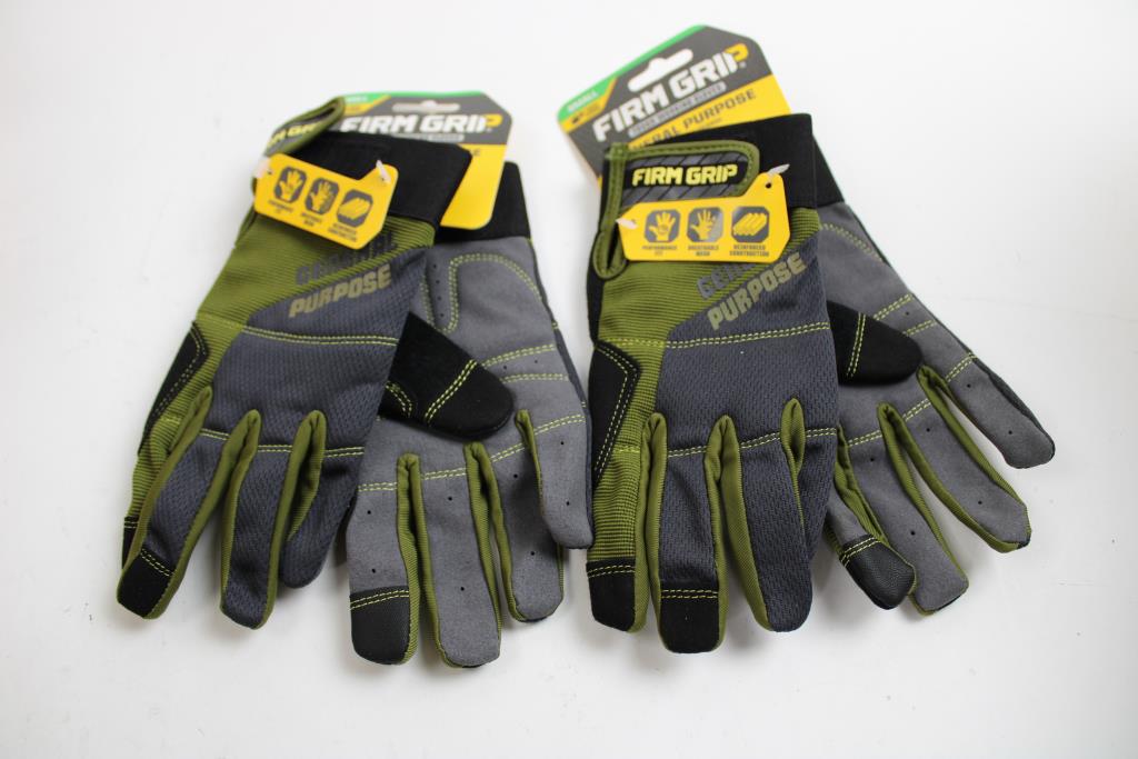 Firm Grip General Purpose Gloves, Small, 2 Pieces