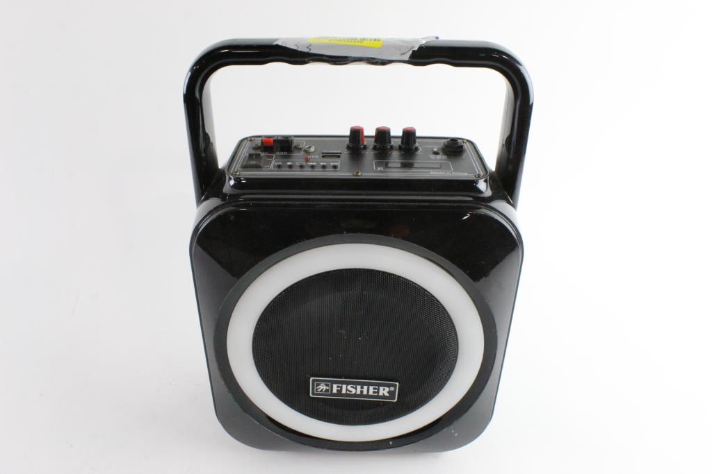 fisher dynamic bass wireless speaker
