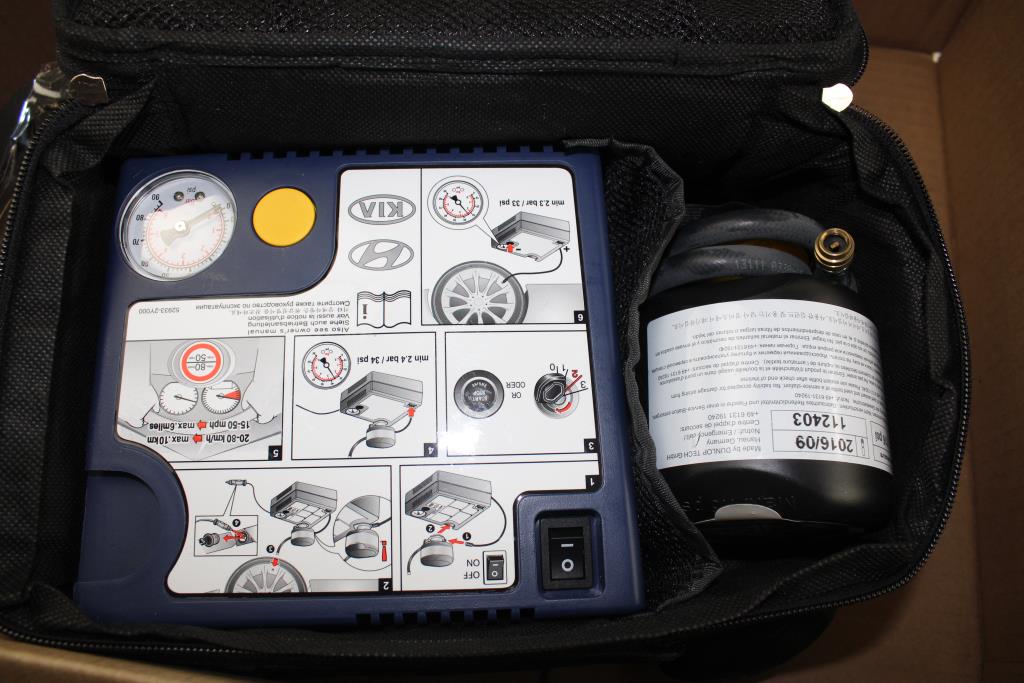 Fiskars Axe, UL Jumper Cables, And Dunlop Tech Tire Repair Kit