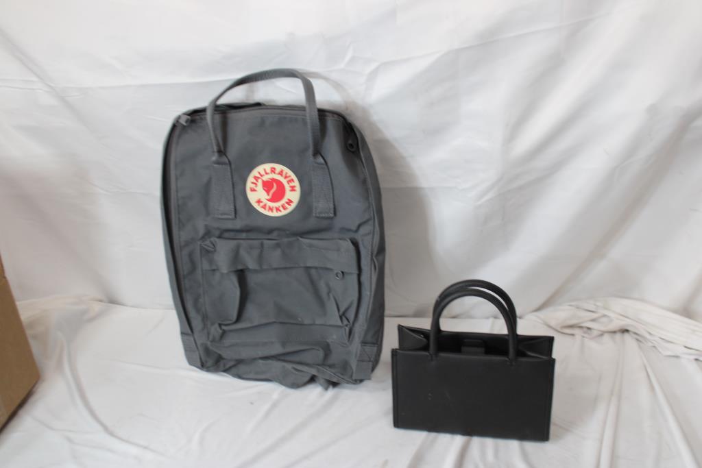 Fjallraven Kanken Backpack & Tory Burch Small Handbag