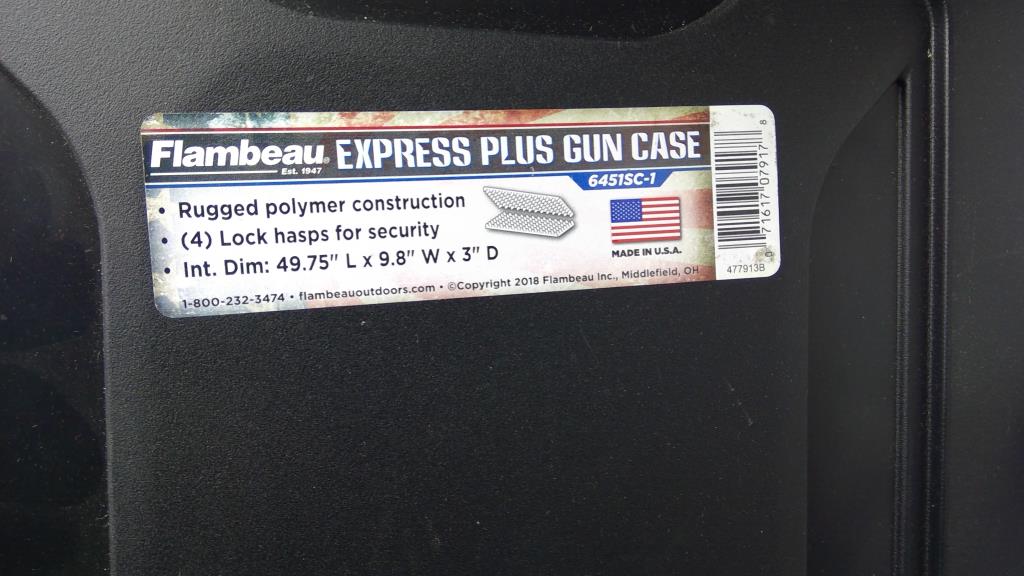 Flambeau Simple Express Long Rigide Pistolet Étui Pour Fusil Palette Emballeur 1145829