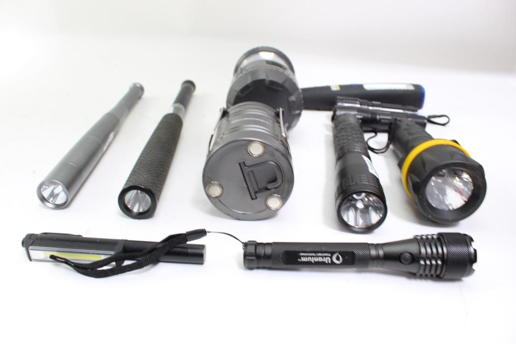 Flashlights And Lights Duracell, Uranium, Lux Pro, Ozark Trail And