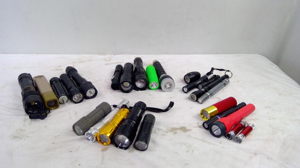 Flashlights Bulk Lot, 25 Pieces