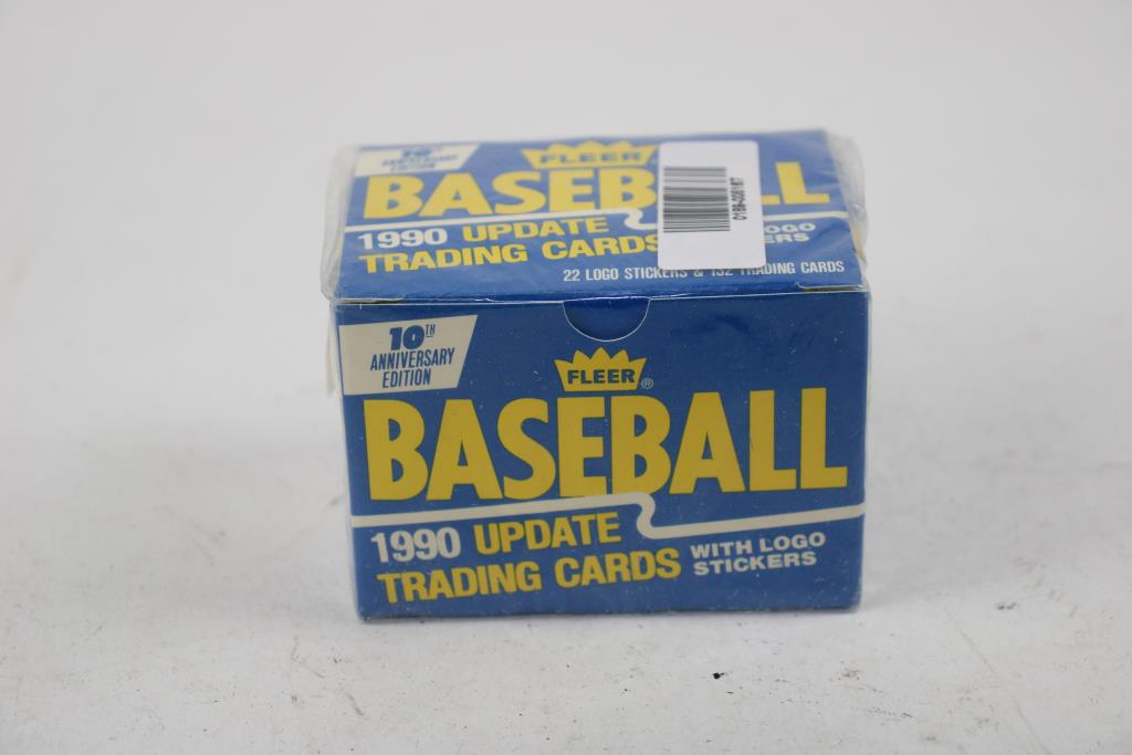 Fleer Baseball 1990 Update Trading Cards 22 Logo Stickers
