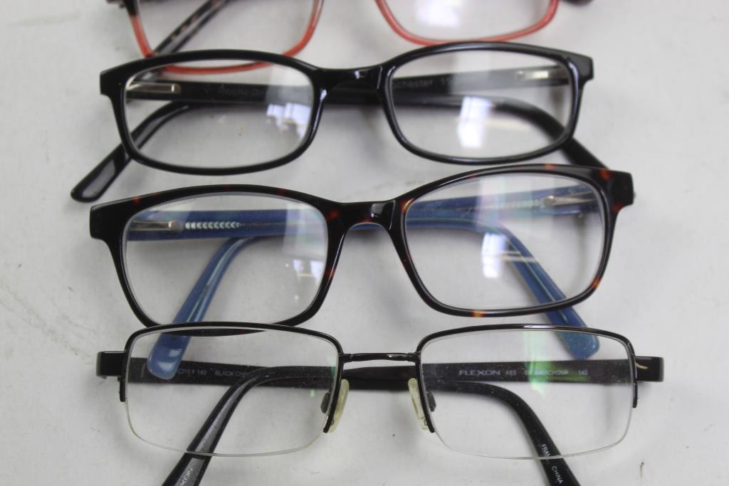 Flexon, Rochester+ More Eyeglasses Bulk Lot, 5 Pieces Property Room