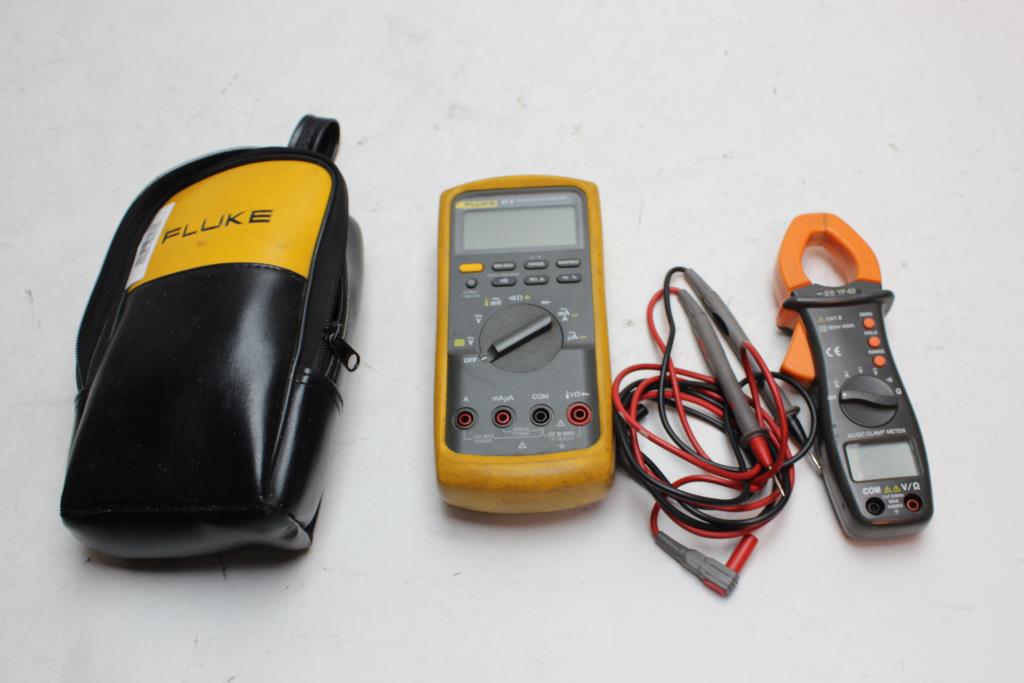Fluke Digital Multimeter And YFE Clamp Meter Property Room