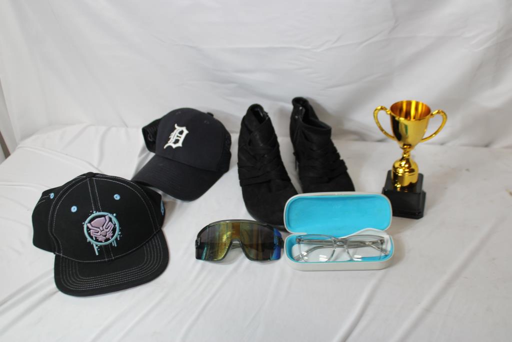 Fog Machine, CD's, Sunglasses, Hats, & More 13 Pieces