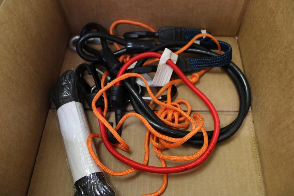 Foldable Shovel, Paracord, Bushnell 7 X 35 Binoculars, And More