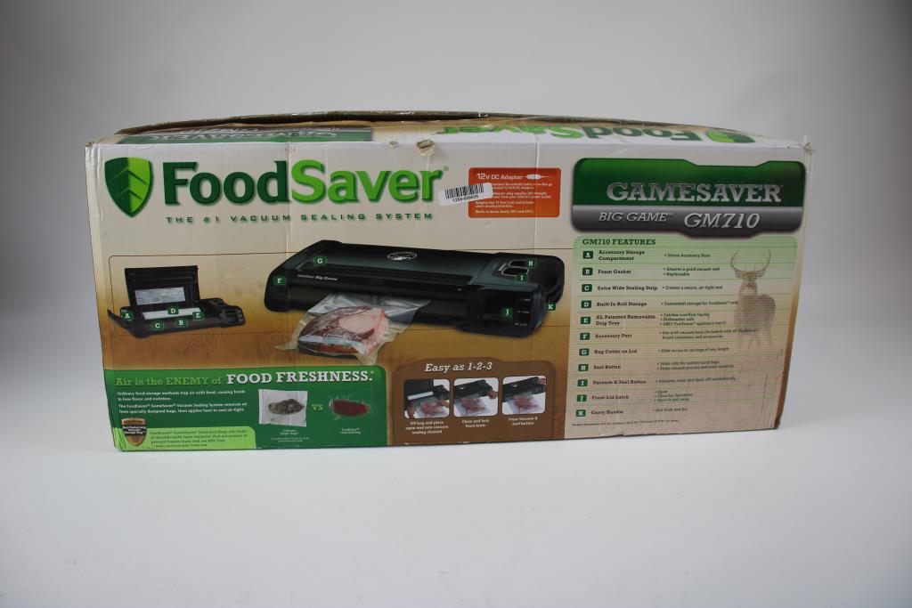 Food Saver Big Game GM710 Vacuum Sealer Property Room