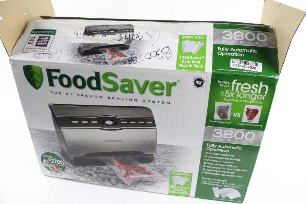 Foodsaver 3800 Series Vacuum Sealer Property Room