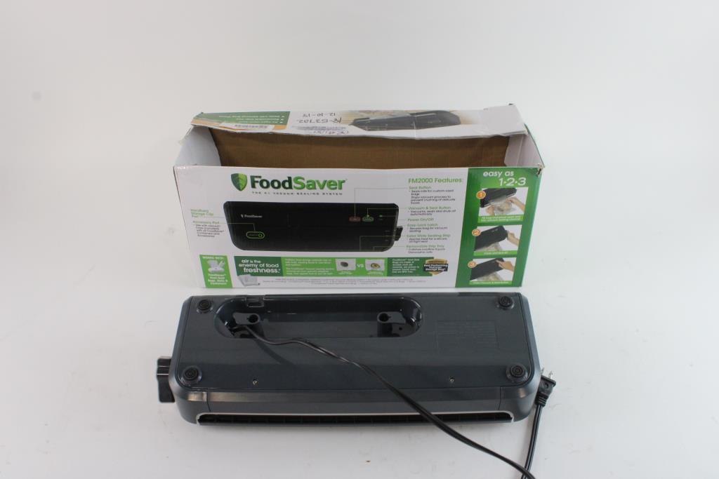 Foodsaver FM2000 Vacuum Sealer Property Room