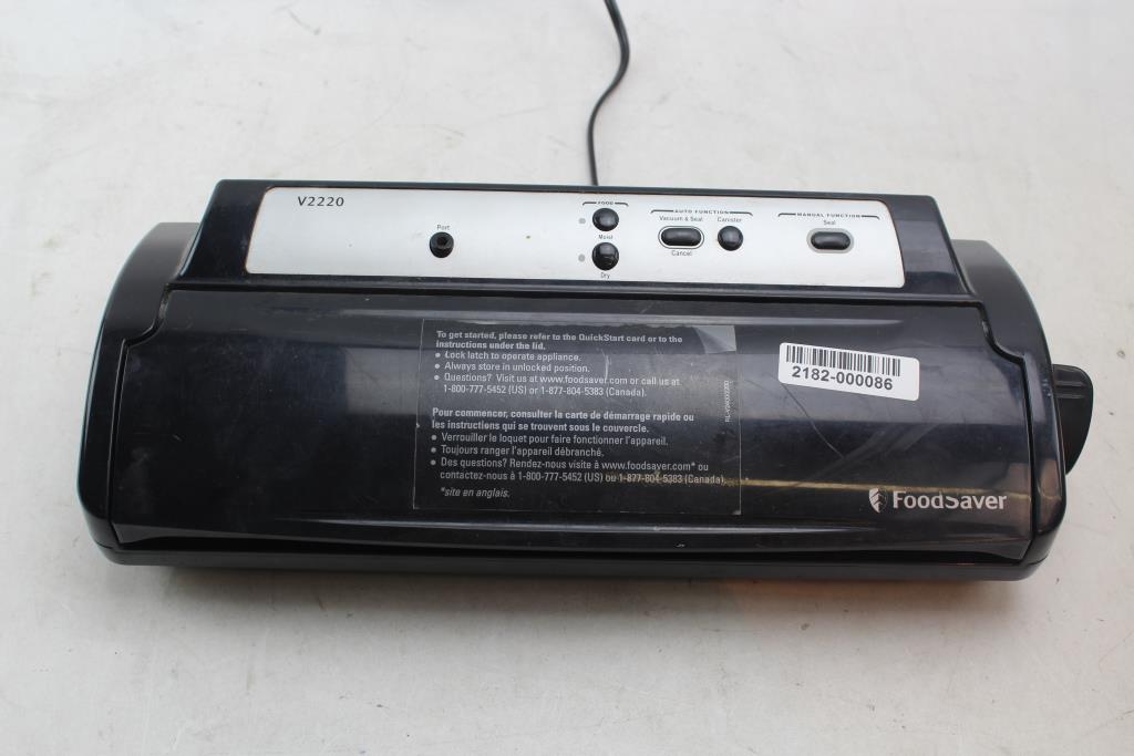 FoodSaver V2220 Advanced Design Vacuum Food Sealer Property Room