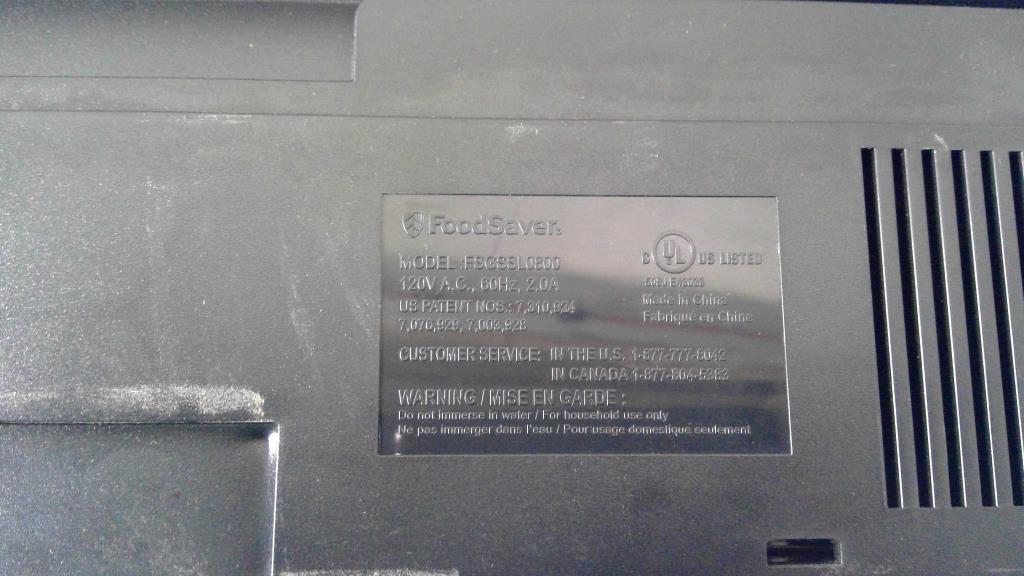 Foodsaver Vacuum Sealer Property Room